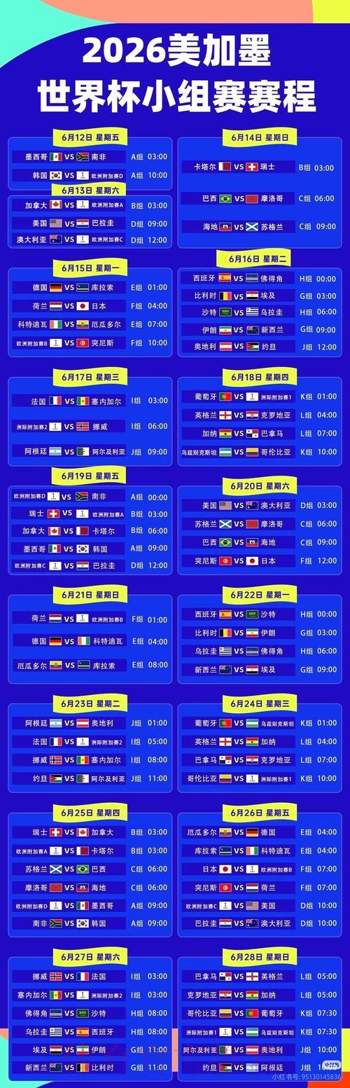 2026世界杯直播实时更新完整安排怎么查 2026世界杯直播实时更新完整安排怎么查